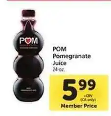 Safeway POM Pomegranate Juice offer