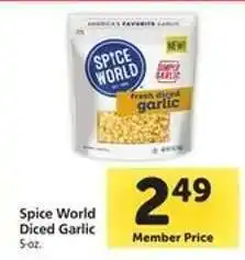 Safeway Spice World Diced Garlic offer