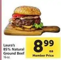 Safeway Laura's 85% Natural Ground Beef offer