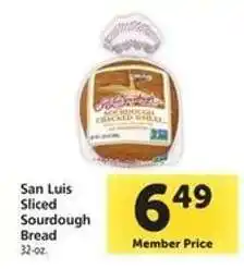 Safeway San Luis Sliced Sourdough Bread offer