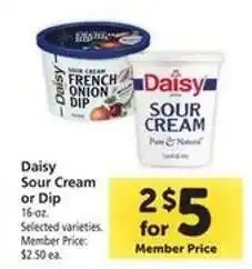 Safeway Daisy Sour Cream or Dip offer