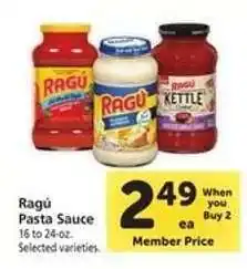 Safeway Ragú Pasta Sauce offer