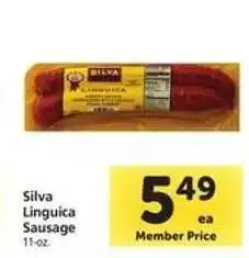 Safeway Silva Linguica Sausage offer