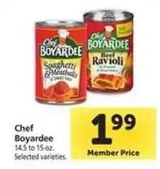 Safeway Chef Boyardee offer