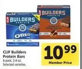 Safeway Clif Builders Protein Bars offer