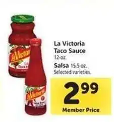 Safeway La Victoria Taco Sauce offer