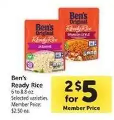 Safeway Ben's Ready Rice offer