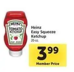 Safeway Heinz Easy Squeeze Ketchup offer