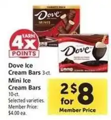 Safeway Dove Ice Cream Bars offer