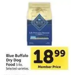 Safeway Blue Buffalo Dry Dog Food offer