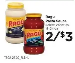 Food 4 Less Ragú Pasta Sauce offer