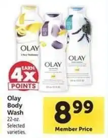Safeway Olay Body Wash offer
