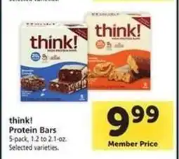 Safeway think! Protein Bars offer
