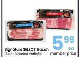 Albertsons Signature SELECT Bacon - 16 oz • Selected Varieties offer
