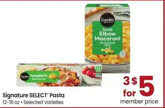 Albertsons Signature SELECT Pasta - 12-16 oz • Selected Varieties offer