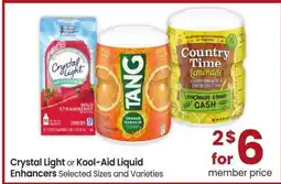 Albertsons Crystal Light or Kool-Aid Liquid Enhancers - Selected Sizes and Varieties offer