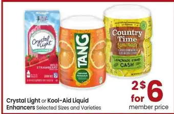 Albertsons Crystal Light or Kool-Aid Liquid Enhancers - Selected Sizes and Varieties offer