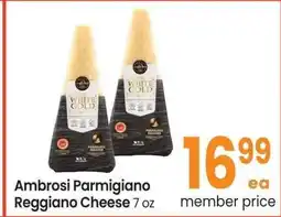 Albertsons Ambrosi Parmigiano Reggiano Cheese - 7 oz offer