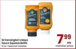 Albertsons Sir Kensington's Mayo Sauce Squeeze Bottle - 12 oz • Selected Varieties offer