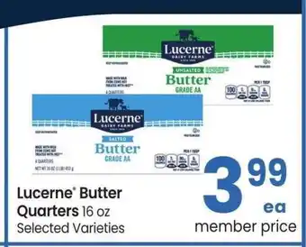 Albertsons Lucerne Butter Quarters - 16 oz Selected Varieties offer