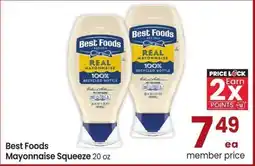 Albertsons Best Foods Mayonnaise Squeeze - 20 oz offer