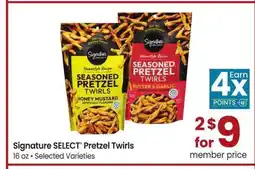 Albertsons Signature SELECT Pretzel Twirls - 16 oz • Selected Varieties offer