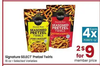 Albertsons Signature SELECT Pretzel Twirls - 16 oz • Selected Varieties offer