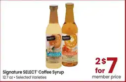 Albertsons Signature SELECT Coffee Syrup - 12.7 oz • Selected Varieties offer
