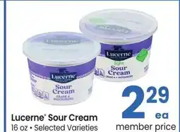 Albertsons Lucerne Sour Cream - 16 oz • Selected Varieties offer