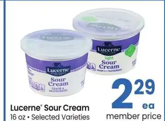Albertsons Lucerne Sour Cream - 16 oz • Selected Varieties offer
