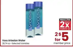 Albertsons Voss Artesian Water - 28.74 oz • Selected Varieties offer