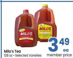Albertsons Milo's Tea - 128 oz • Selected Varieties offer