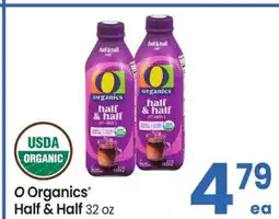 Albertsons O Organics Half & Half - 32 oz offer