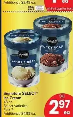 Albertsons Signature SELECT Ice Cream - 48 oz. Select Varieties offer