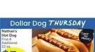 Albertsons Nathan's Hot Dog offer