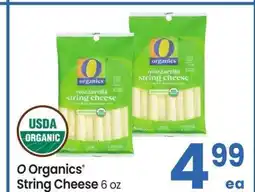 Albertsons O Organics String Cheese - 6 oz offer