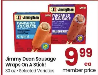 Albertsons Jimmy Dean Sausage Wraps On A Stick! - 30 oz • Selected Varieties offer