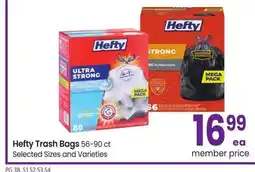 Albertsons Hefty Trash Bags - 56-90 ct Selected Sizes and Varieties offer