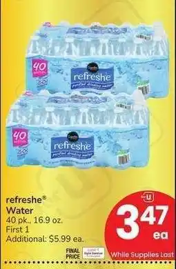 Albertsons refreshe Water - 40 pk., 16.9 oz offer