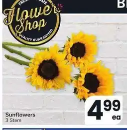 Albertsons Sunflowers - 3 Stem offer