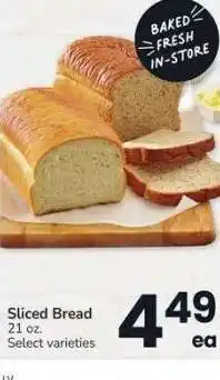 Albertsons Sliced Bread - 21 oz. Select varieties offer