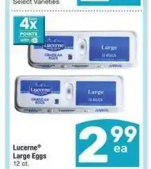 Albertsons Lucerne Large Eggs - 12 ct offer