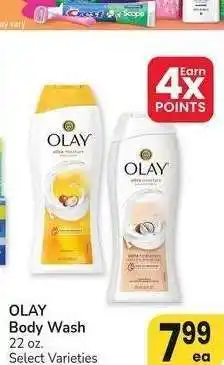 Albertsons Olay Body Wash* - 22 oz. Select Varieties offer
