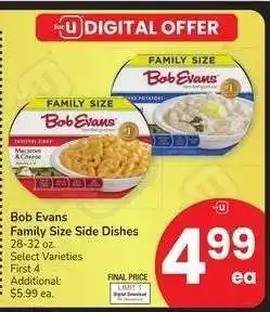 Albertsons Bob Evans Family Size Side Dishes - 28-32 oz. Select Varieties offer
