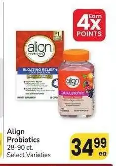 Albertsons Align Probiotics* - 28-90 ct. Select Varieties offer