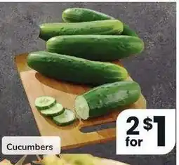 Albertsons Cucumbers offer