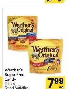 Albertsons Werther's sugar free candy - 7.7 oz. Select Varieties offer