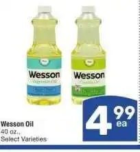 Albertsons Wesson Oil - 40 oz., Select Varieties offer