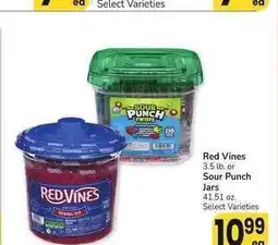 Albertsons Red Vines 3.5 lb. or Sour Punch Jars 41.51 oz. - Select Varieties offer