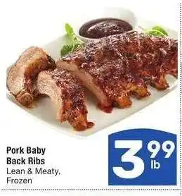 Albertsons Pork Baby Back Ribs - Lean & Meaty, Frozen offer